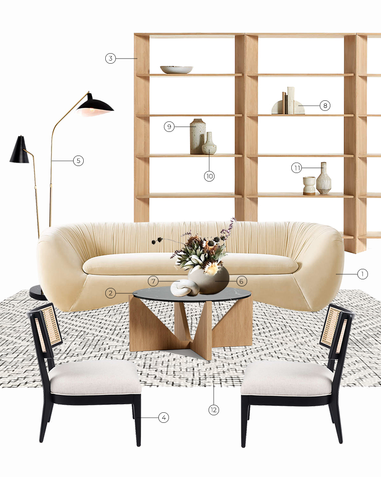Elegant Contemporary Living Room