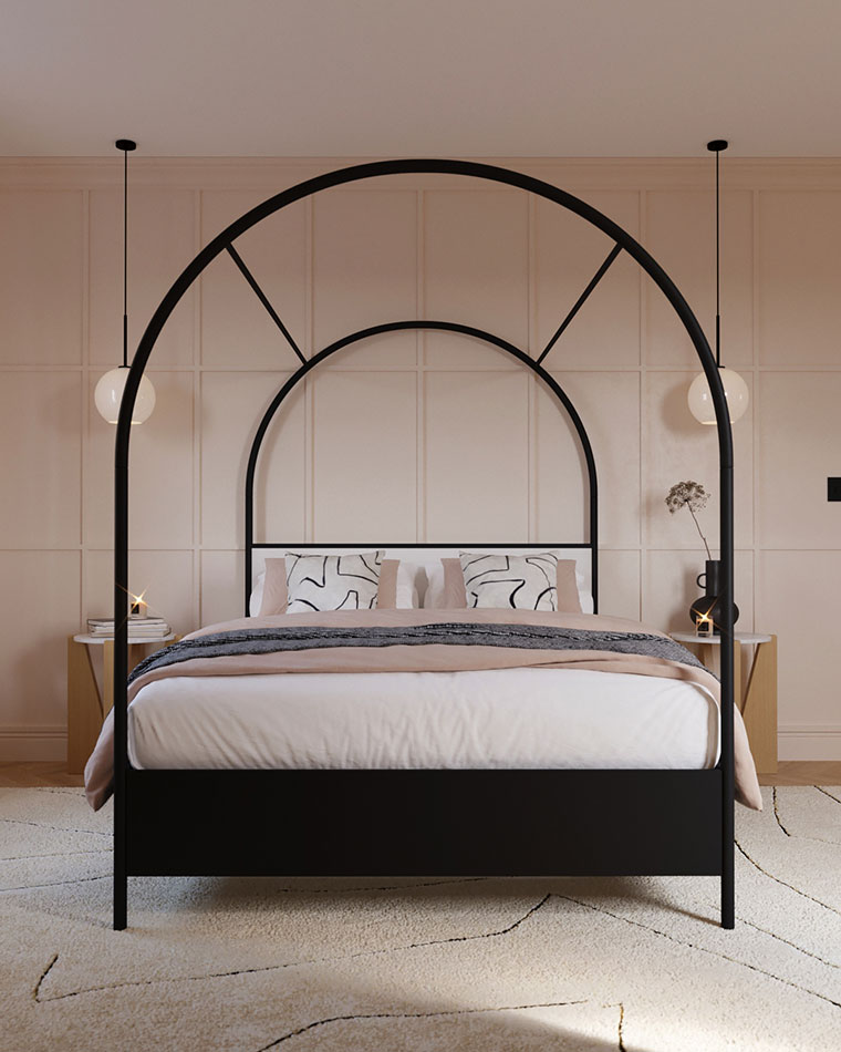 Canyon Arched Canopy Bed